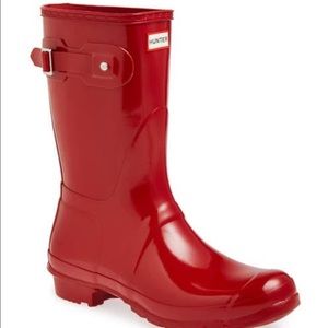 Hunter Rain Boots - Red